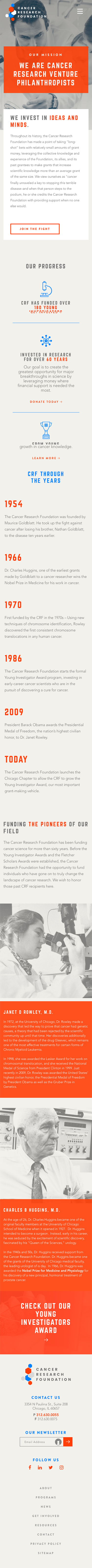 CANCER RESEARCH FOUNDATION
