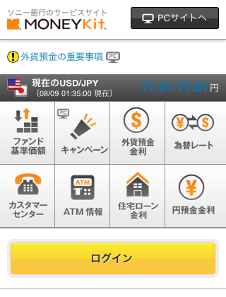 MONEYKit-ソニー銀行